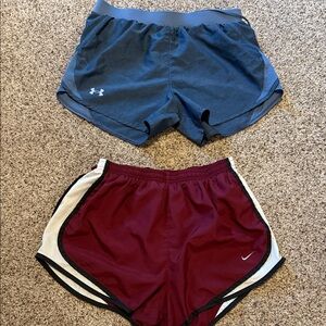 Under Armour and Nike Athletic Shorts